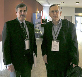 Ivan Jakopovic in Jan Lelley, znanstvena konferenca o zdravilnih gobah v Bonnu