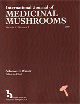 International Journal of Medicinal Mushrooms cover