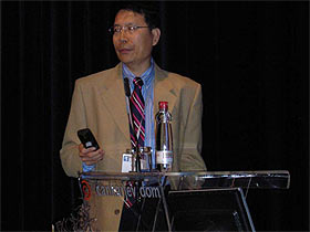 B.B. Yang at the 4th International Medicinal Mushroom Conference in Slovenia